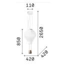 Ideal Lux 261195 Dream gyerek szobába illő függeszték