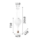 Ideal Lux 261195 Dream gyerek szobába illő függeszték