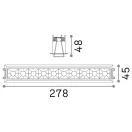 Ideal Lux 267883 Lika mennyezetbe építhető lámpa