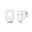 Ideal Lux 268989 Wire kültéri beépíthető lámpa