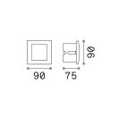 Ideal Lux 268996 Wire kültéri beépíthető lámpa