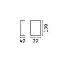 Ideal Lux 269221 Tetris kültéri fali lámpa