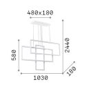 Ideal Lux 269382 Frame függeszték