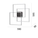 Ideal Lux 270678 Frame mennyezeti lámpa