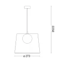Ideal Lux 271293 Fade függeszték