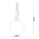 Ideal Lux 272139 Carta függeszték
