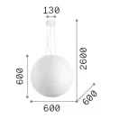 Ideal Lux 272139 Carta függeszték