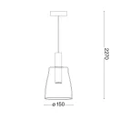 Ideal Lux 275567 Coco függeszték