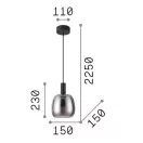 Ideal Lux 275581 Coco függeszték