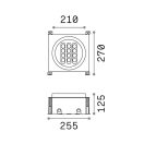 Ideal Lux 277035 Taurus kültéri beépíthető lámpa