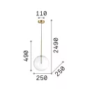 Ideal lux 277394 Equinoxe függeszték