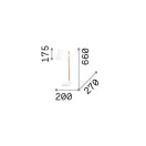 Ideal Lux 282091 Axel komód lámpa