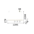 Ideal lux 282114 Perline függeszték