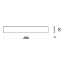Ideal Lux 282121 Zig fali lámpa