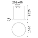 Ideal Lux 285078 Oracle függeszték