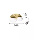 Ideal lux 293653 Ninfea mennyezeti lámpa