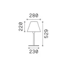 Ideal lux 298597 Arcadia kültéri asztali lámpa