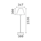 Ideal lux 298610 Arcadia kültéri álló lámpa