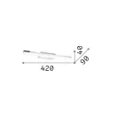 Ideal lux 302225 Riflesso fali lámpa