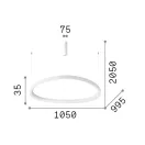 Ideal lux 303895 Gemini függeszték