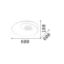 Ideal lux 304526 Oz mennyezeti lámpa