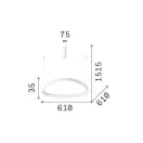 Ideal lux 304694 Gemini függeszték