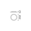 Ideal lux 306650 Fly mennyezeti lámpa