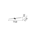 Ideal lux 310145 Filo falikar