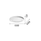 Ideal lux 312378 Planet mennyezeti lámpa