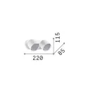 Ideal lux 314136 Dodo spot lámpa