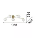 Ideal lux 316680 Hermes mennyezeti lámpa
