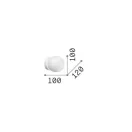 Ideal lux 317090 Carta fali lámpa