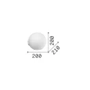 Ideal lux 317106 Carta fali lámpa