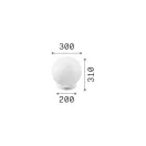 Ideal lux 317137 Carta álló lámpa