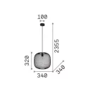 Ideal lux 317281 Net függeszték