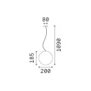 Ideal lux 318837 Sole kültéri függeszték