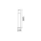 Ideal lux 321851 Torre kültéri álló lámpa