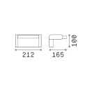 Ideal lux 326863 Swipe kültéri fali lámpa