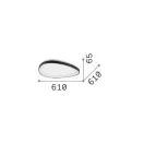 Ideal lux 328058 Gemini mennyezeti lámpa