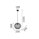 Ideal lux 328102 Net függeszték