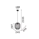 Ideal lux 328119 Net függeszték