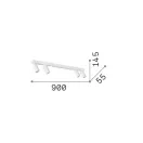 Ideal lux 328188 Profilo spot lámpa