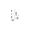 Ideal lux 328270 Ping Pong fali lámpa