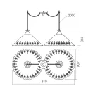 Incanti 02-804-CT40 Lea függeszték