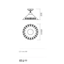 Incanti 02-902+CT31 Lea mennyezeti lámpa