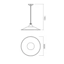 Incanti 02-903-M43BR Lea függeszték