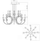 Incanti ICH_C16_22 Chateau csillár