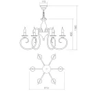 Incanti ICI_C6_23 Circe csillár