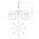 Incanti ICI_C8_01 Circe csillár