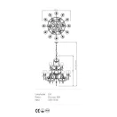 Incanti ICT C18 20 06 Costanza csillár